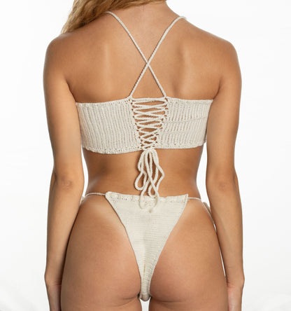 Bandeau Bikini σε μπεζ