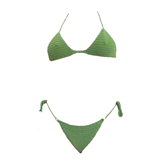 Green Standart Crochet Bikini